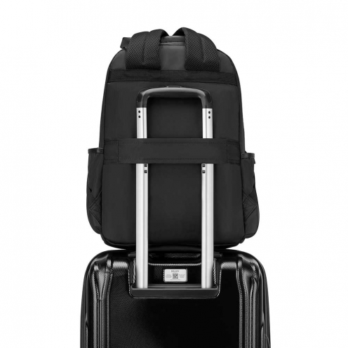 خرید کوله پشتی دلسی کالربلاک بنتون رنگ مشکی چمدان ایران -   COLORBLOCK BACKPACK DELSEY PARIS 376461000 chamedaniran 4